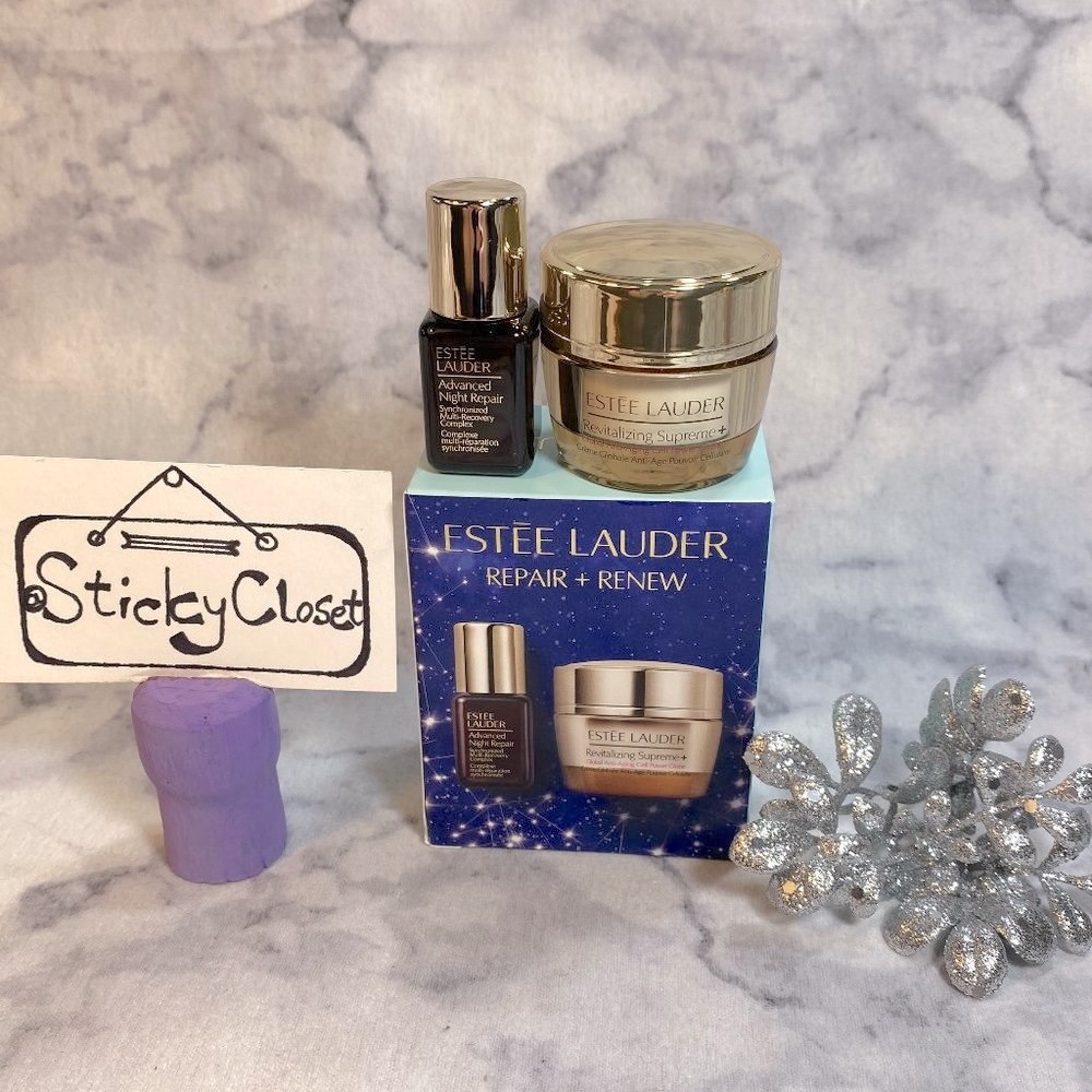 Estee Lauder Skincare Set-Cell Power Creme & Advanced Night Repair-2pc-BOXED-NEW
